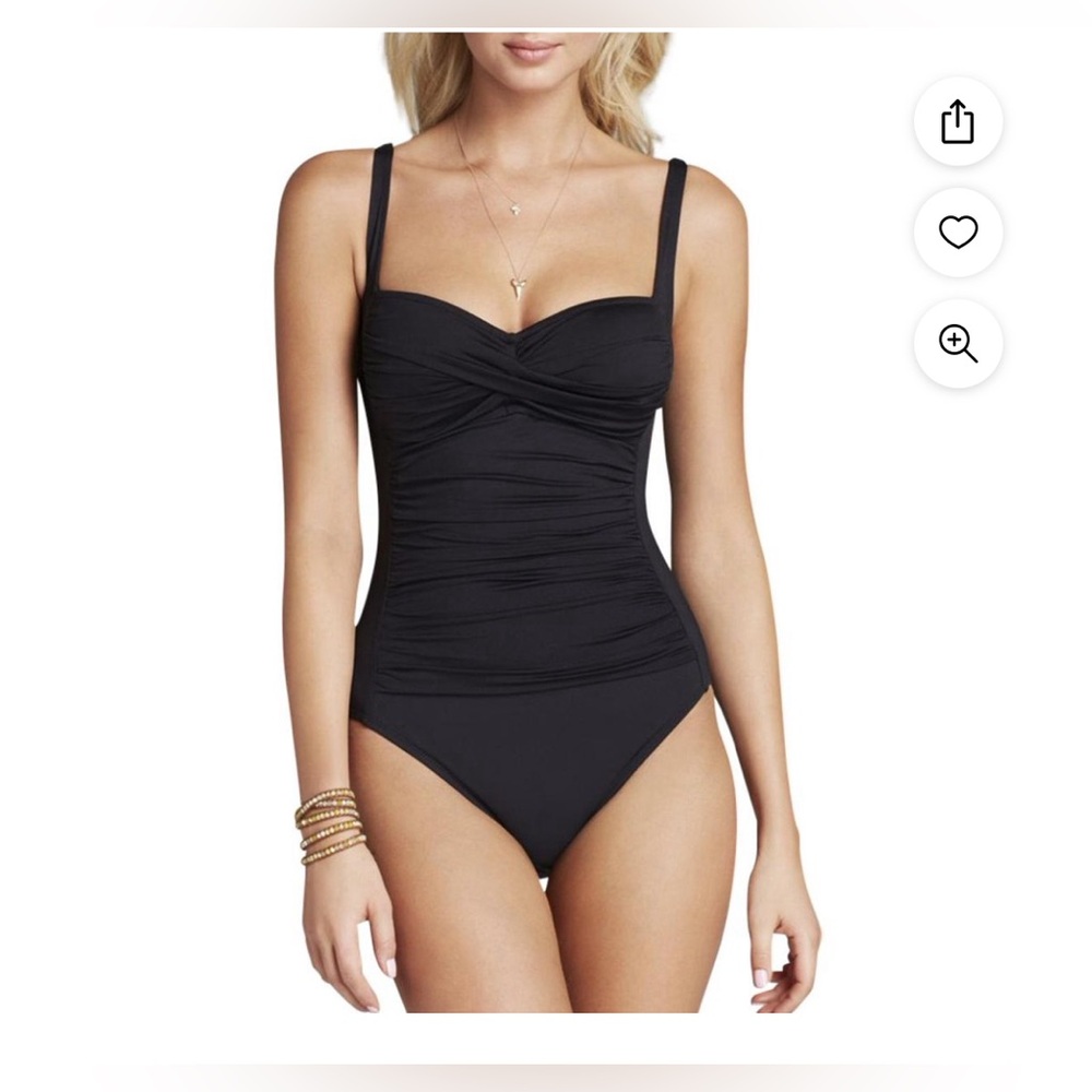 La Blanca-  Island Goddess Sweetheart Mio One Piece Swimsuits.